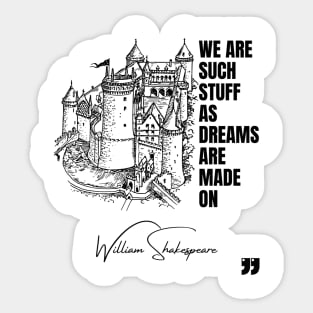 William Shakespeare Quote Sticker